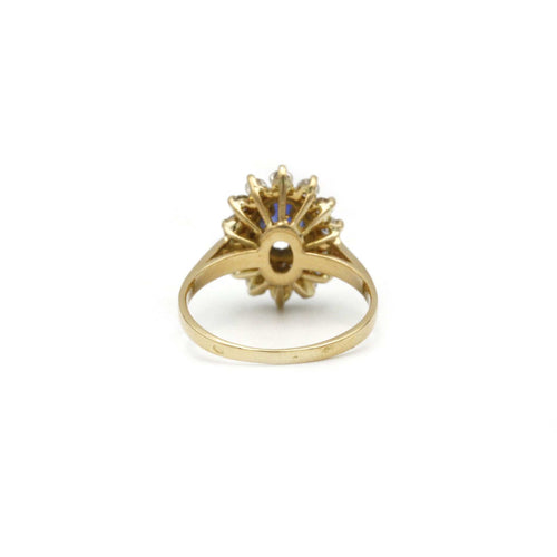 Bague Bague - Or, Diamants & Saphir 58 Facettes 240058R