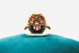 Bague 54 Bague or jaune, rubis et diamants 58 Facettes 240344