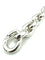 Bracelet HERMES. Collection "Acrobate", bracelet argent GM 58 Facettes
