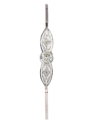 Bracelet Les diamants de l'art déco : l'élégance intemporelle d'un bracelet vintage 58 Facettes 21027-0139