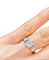 Bague 53 Bague Art Déco, platine et diamants 58 Facettes