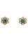 Boucles d'oreilles BOUCLES D'OREILLES MARGUERITES ÉMERAUDES ET DIAMANTS 58 Facettes 088171