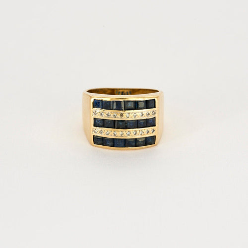 Bague 54 Bague Saphirs et Diamants 58 Facettes LP1290/13
