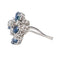 Bague 49 Bague Cocktail Or blanc Diamant, Saphir 58 Facettes 3263781CN