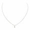 Collier Collier Solitaire Or blanc Diamant 58 Facettes 3747943CN