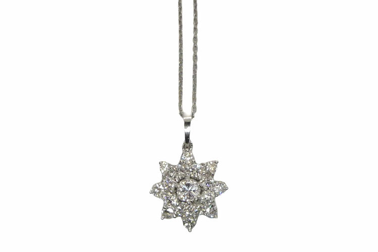 Collier Collier or et diamants 0,92 ct 58 Facettes