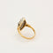 Bague 54 Bague Marquise Royale en or jaune, or blanc et diamants 58 Facettes LP1233/11