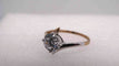 Bague 56 Bague solitaire or et Oxyde de Zirconium 58 Facettes 13071