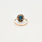 Bague 58 Bague marguerite saphir et diamants 58 Facettes