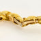 HERMES - Bracelet jonc en or jaune a motif de cheval