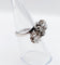 Bague 53 Bague toi et moi art déco en or blanc et diamants 58 Facettes A05504