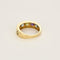 Bague jonc matelassée sertie de quartz de couleurs