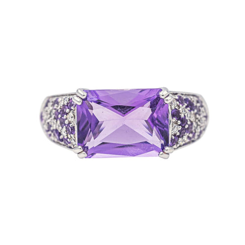 Bague 56 Mauboussin Bague Ma princesse d'amour  Or blanc Améthyste, Diamant 58 Facettes 4198264CN