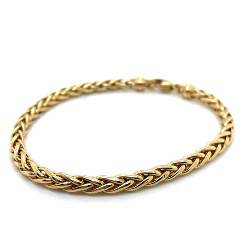 Bracelet Bracelet Maille Palmier Or Jaune 58 Facettes