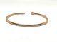 Bracelet Bracelet jonc ouvert or rose et diamants 58 Facettes