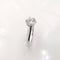 Bague 52 Bague solitaire Or blanc Diamant 58 Facettes