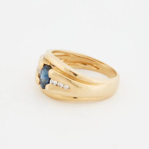 Bague 51 Bague Or Jaune - Saphir et Diamants 58 Facettes RÉF 3037/18