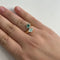 Bague 58 Bague contraire avec émeraudes et diamants 58 Facettes 26976