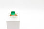 Bague Bague or jaune émeraude 58 Facettes 240204