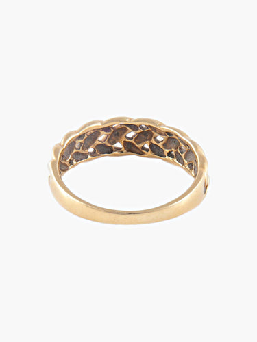 Bague 53 Bague Torsadée 2 Ors Diamants 58 Facettes
