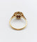 Bague 53.5 Bague marguerite circa 1910 en or 18k, platine et diamants 58 Facettes A06629