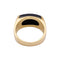 Bague 51 Bague Bulgari, "Tronchetto", or jaune et hématite. 58 Facettes 35004