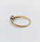 Bague 48 Bague solitaire art déco or jaune et diamants 58 Facettes A05660