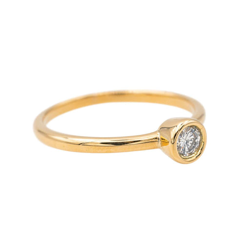 Bague 60.5 Bague Solitaire Or jaune Diamant 58 Facettes 2638294CN