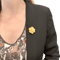 Broche Broche fleur en or jaune et diamants. 34685 58 Facettes 34685