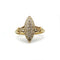 Bague 54 Bague marquise or jaune 750 et diamants 58 Facettes 1331