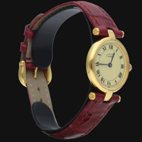 Montre Cartier Montre Must De Cartier Vermeil 58 Facettes MT41240