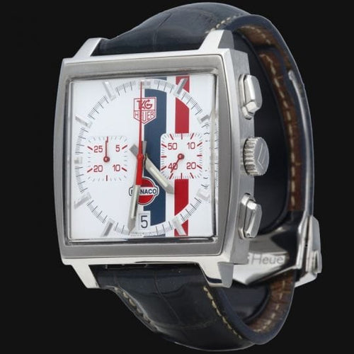 Montre Tag Heuer Montre Monaco Chronograph Gulf Edition Limitee 58 Facettes MT41136
