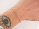 Bracelet bracelet VANRYCKE jonc le fil de la vie t1 en or rose 18k 58 Facettes 266851