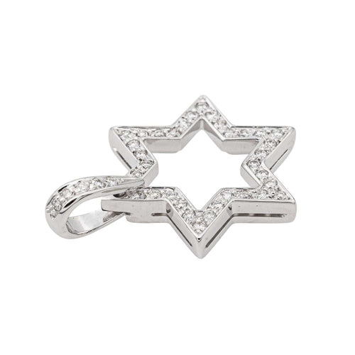 Pendentif Pendentif Etoile Or blanc Diamant 58 Facettes 3548167CN