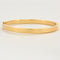 Bracelet Bracelet jonc or jaune 58 Facettes MON0863