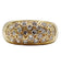 Bague 52.5 Bague jonc bombée or jaune 18k pavé 0,65 carats de diamants taille brillant 58 Facettes A04886
