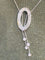Boucles d'oreilles Parure collier et boucles d’oreilles or blanc et diamants 58 Facettes