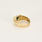 Bague 52 Bague jonc en or jaune et saphir 58 Facettes CHA5727X2