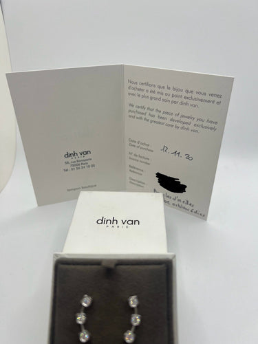 DIHN VAN - Boucles d'oreilles Le Cube 3 diamants 58 Facettes