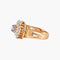 Bague 52 Bague or jaune et blanc 58 Facettes P6L15D