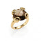 Bague 54 GUCCI - Bague Horsebit or jaune et quartz fumé 58 Facettes 160447J85108090