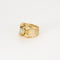 Bague 50.5 Bague en or jaune et or gris 18K diamant 58 Facettes LOR3567