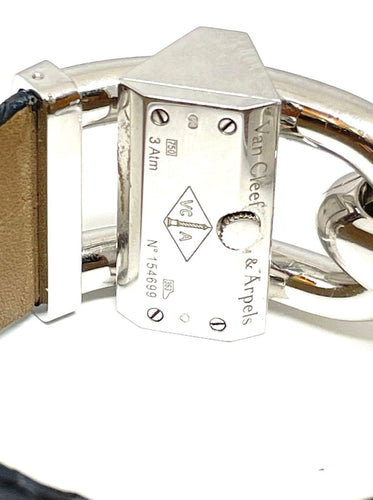 Montre Bracelet Montre Van Cleef & Arpels "Cadenas" or blanc et diamants 58 Facettes