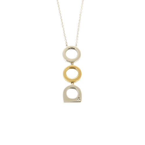 Collier FRED- Fred Success - Collier en or deux tons et diamants 58 Facettes CAN1558