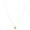 Collier Ginette NY Collier Mini ever disc Or rose Diamant 58 Facettes 2678585CN
