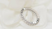 Bague Alliance américaine en or blanc et diamants 1,30ct 58 Facettes