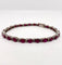 Bracelet Bracelet tennis or blanc rubis et diamants 58 Facettes