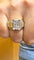 Bague 55 Bague en or bicolore 14 carats et diamants naturels 58 Facettes