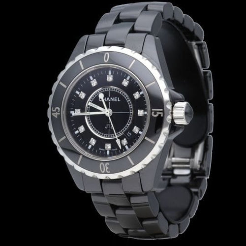 Montre Chanel Montre J 12 Diamonds 33Mm Quartz 58 Facettes MT44648