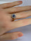 Bague Bague marguerite en or blanc en saphir et diamants 58 Facettes AB476